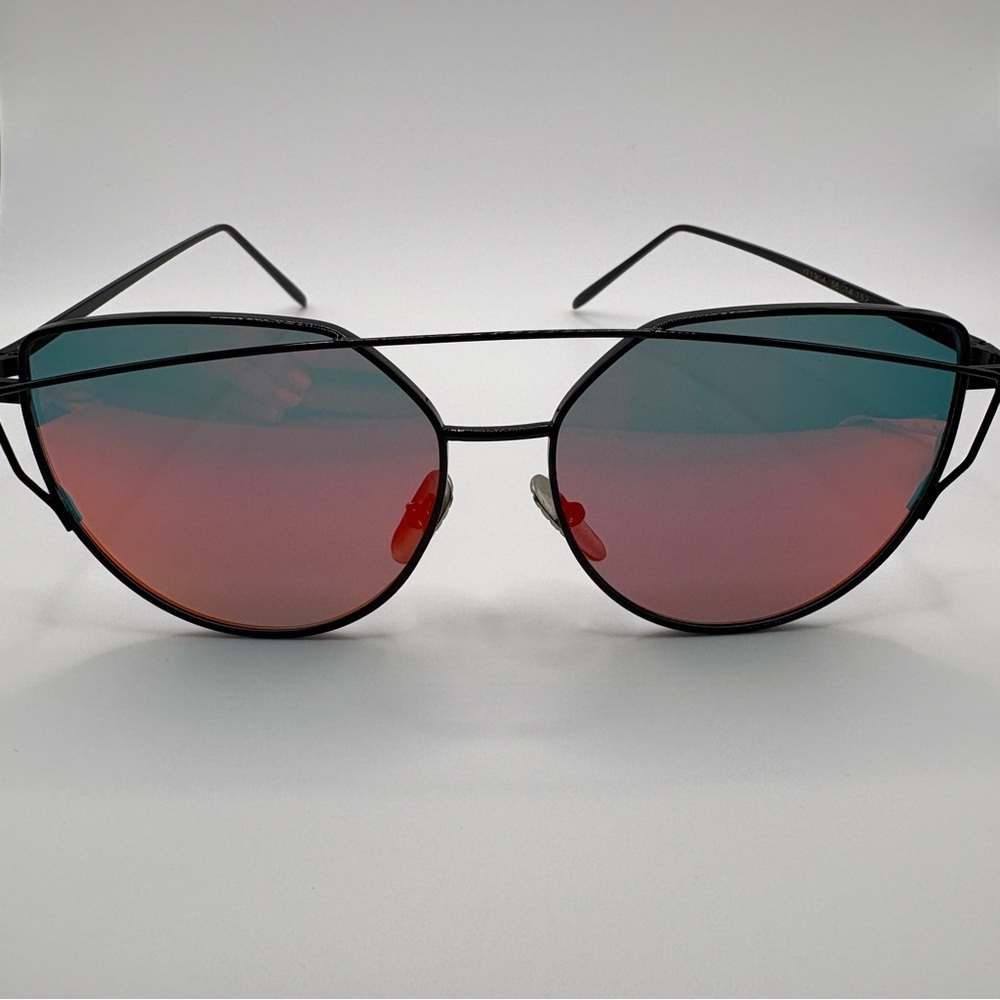 Stylish Black and Red Sunglasses